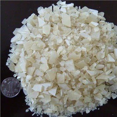 Polvo de sulfato de aluminio sin hierro